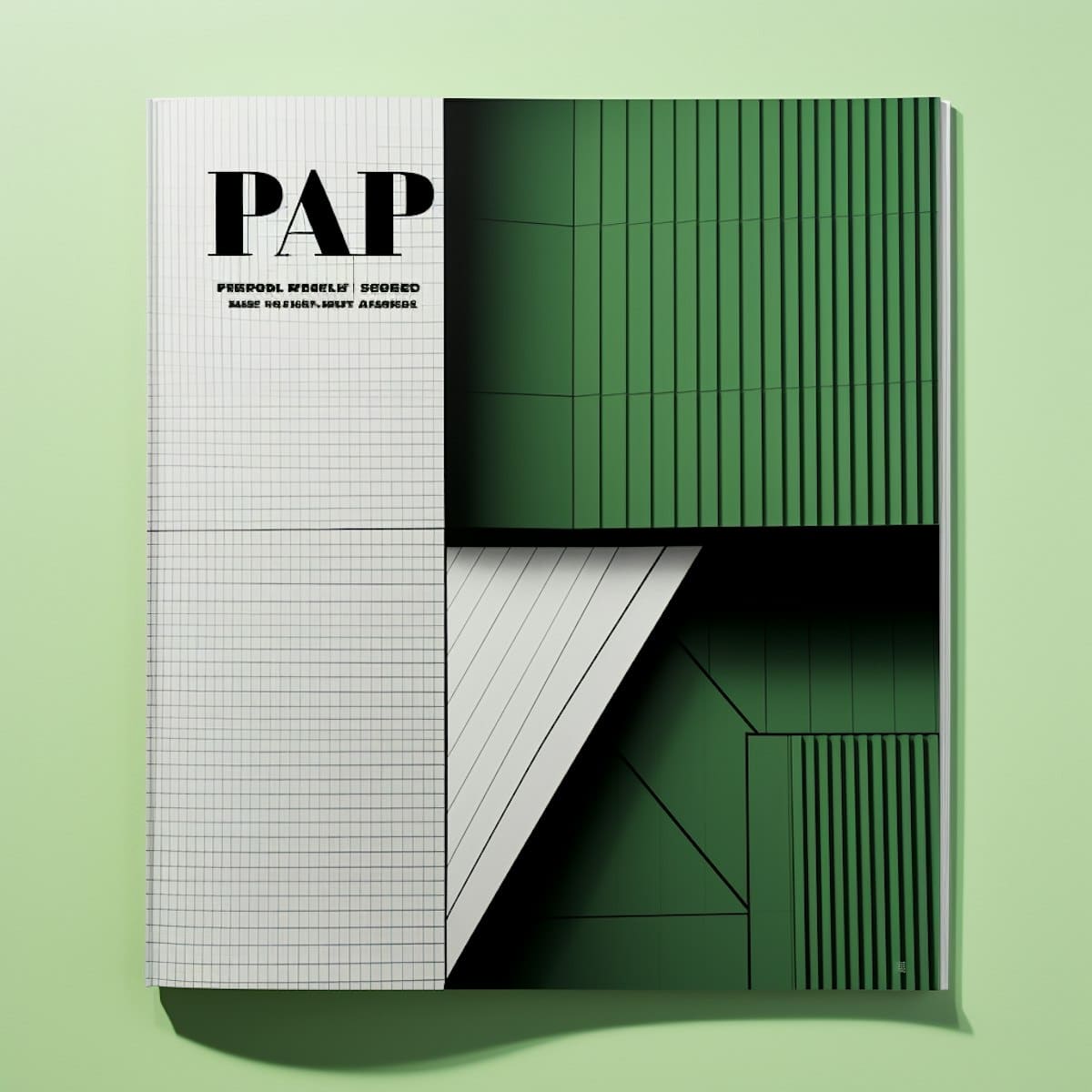 PAP Magazine Cover_ Architectural Abstraction in Graphic Design